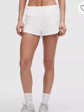 lululemon athletica White High-Rise Athletic Shorts